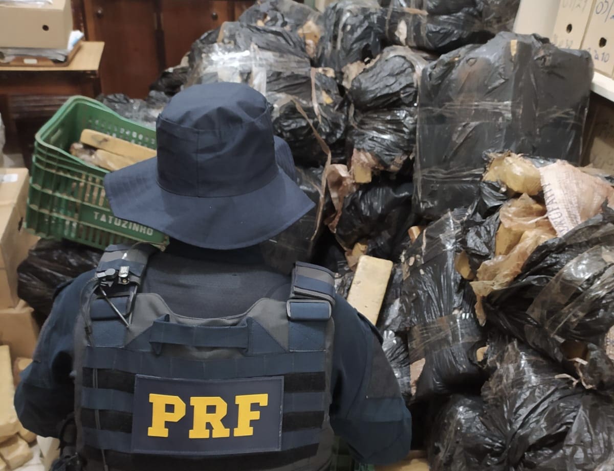 Mais de uma tonelada de maconha é apreendida na BR-116