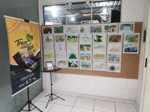 Desenhos escolares estão em votação na Biblioteca Municipal de Guabiruba