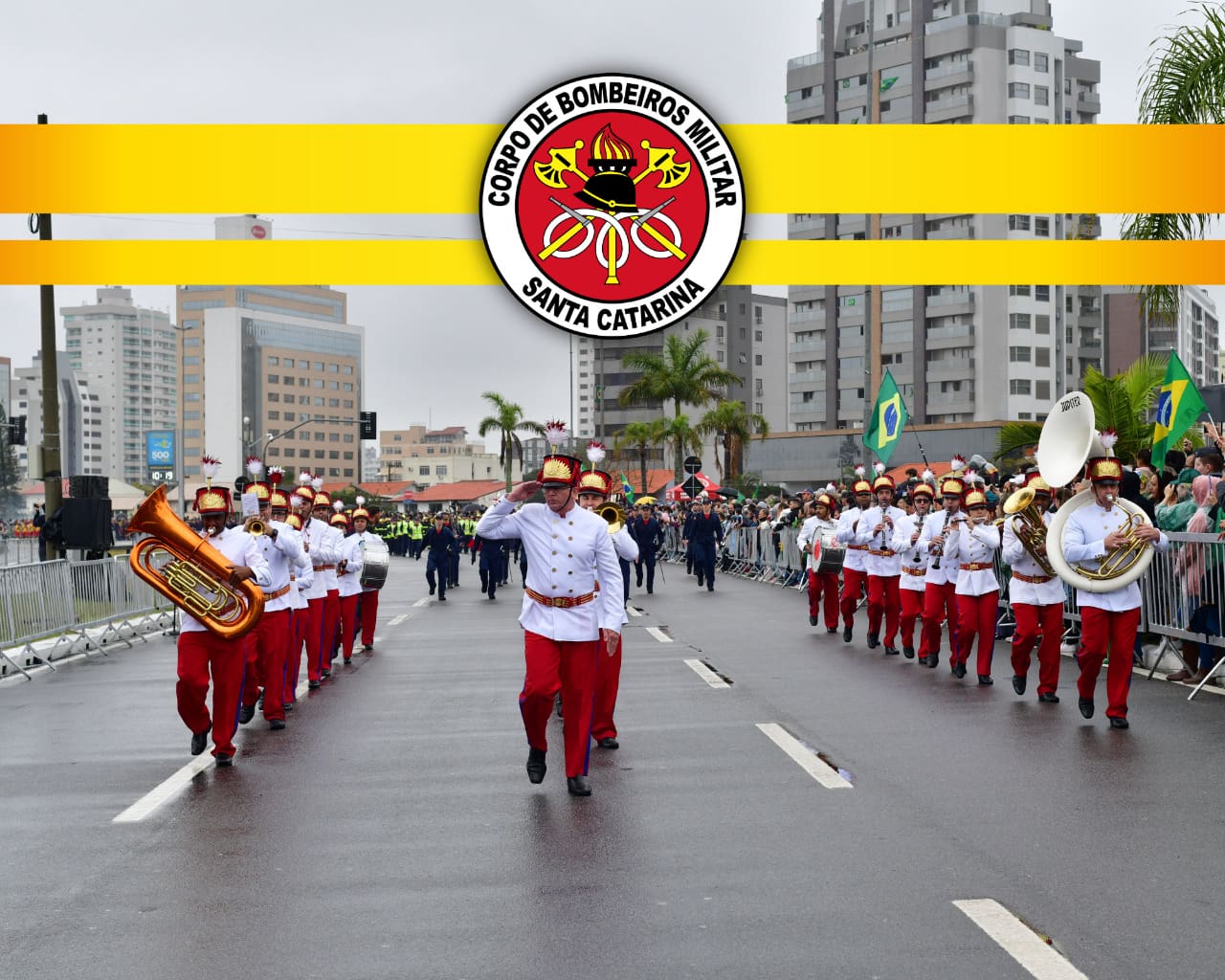 Banda Musical do CBMSC faz seu primeiro concerto na Capital