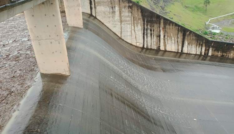 Barragem de Ituporanga chega ao seu nível máximo 