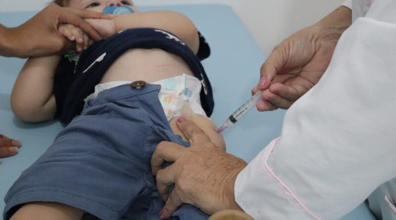 Gaspar inicia vacinação contra COVID-19 para menores de 3 anos