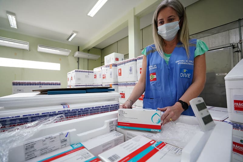 Santa Catarina recebe medicação para tratamento a pacientes com Covid-19