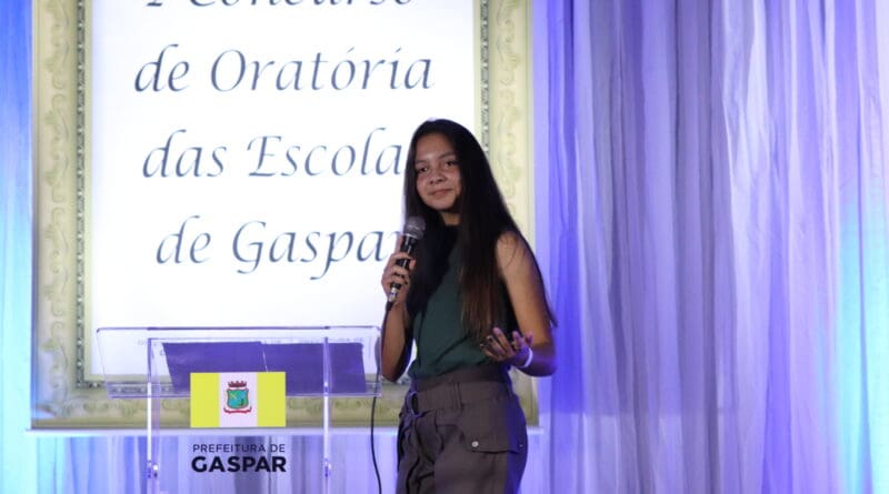 O 2º Concurso de Oratória das Escolas de Gaspar será realizado nesta quarta-feira