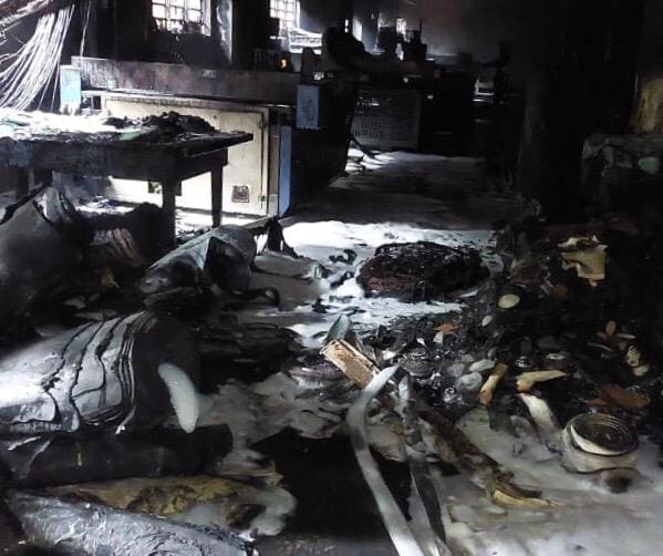 Incêndio atinge indústria metalúrgica em Blumenau