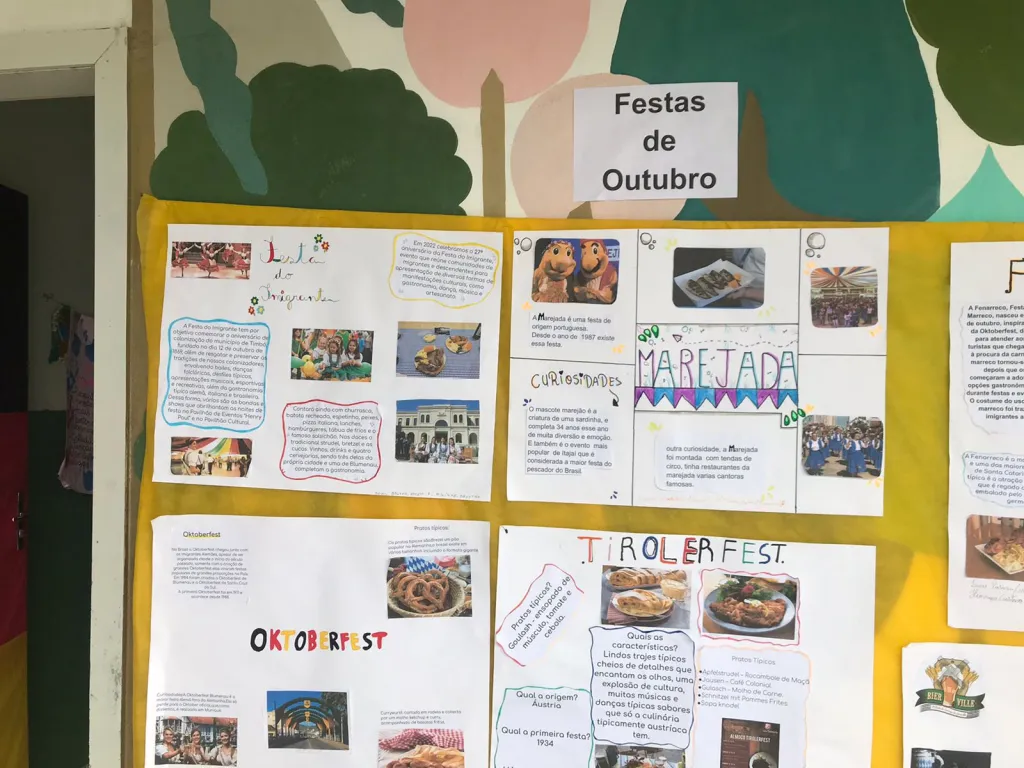 Escola de Brusque promove mostra de trabalho sobre cultura alemã