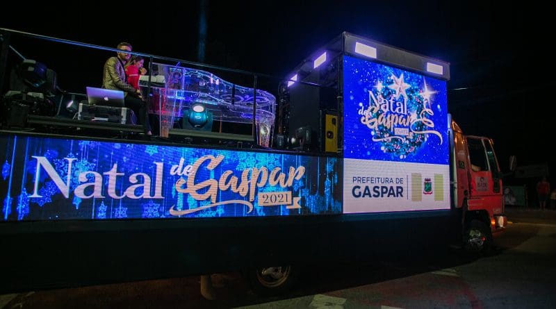 Magia do Natal vai invadir os bairros de Gaspar com luzes e som