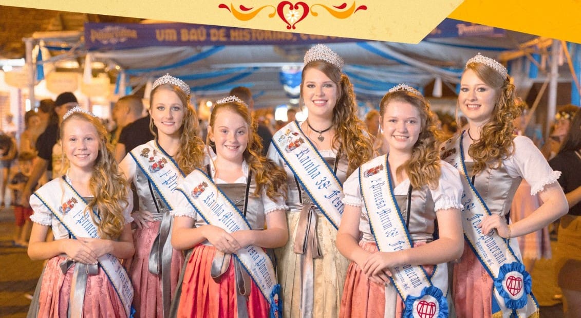 Realeza da 39° Festa Pomerana será escolhida no final deste mês de fevereiro