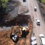 Vale: trecho da BR-470 fica parcialmente interditado para reparos