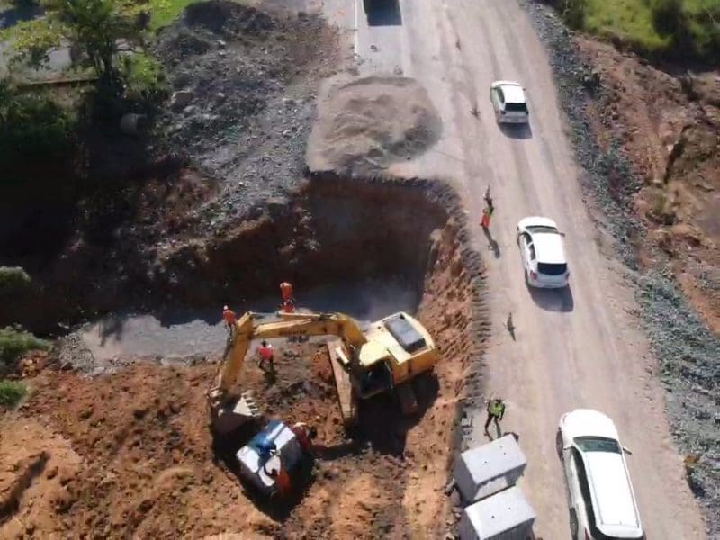 Vale: trecho da BR-470 fica parcialmente interditado para reparos