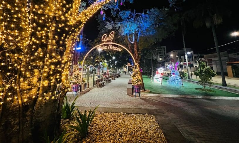 Celebração da Páscoa ganha decoração especial em Palhoça