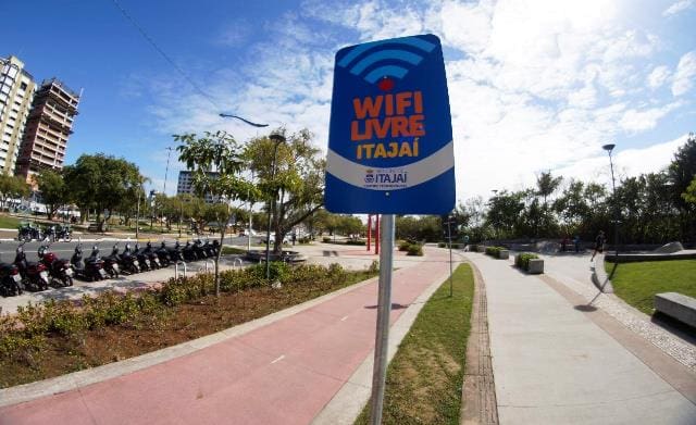 Wi-Fi Livre de Itajaí atinge a marca de 200 mil usuários cadastrados
