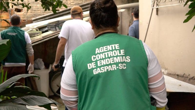 Gaspar confirma quarto caso de dengue e 300 focos do mosquito