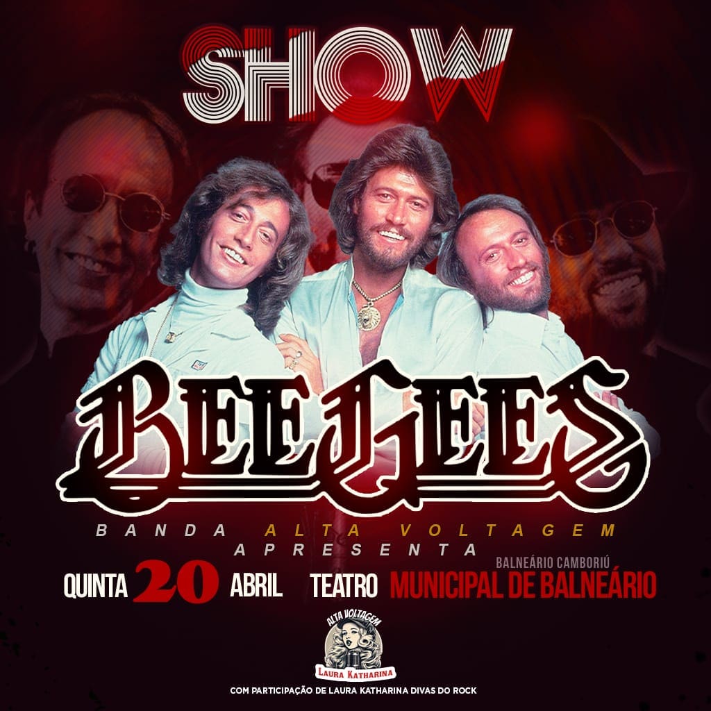 Teatro Municipal Bruno Nitz terá show em homenagem ao Bee Gees nesta quinta