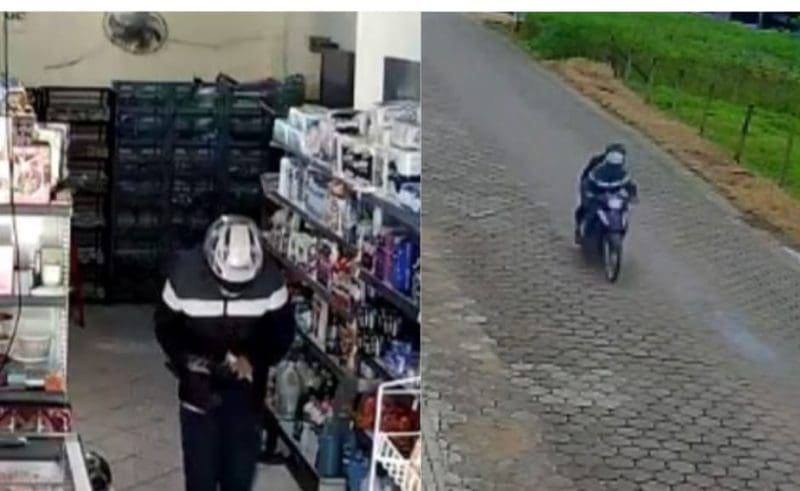 Bandidos invadem mercado e fazem funcionária refém em São João