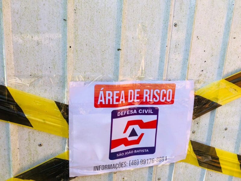 Defesa Civil de São João Batista interdita Parque Cascata do Fernandes