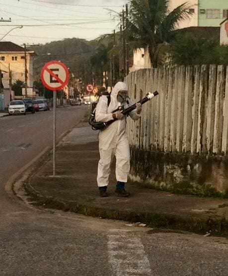 Dengue: pulverização de terça-feira, à tarde, ocorre em dois bairros em Brusque