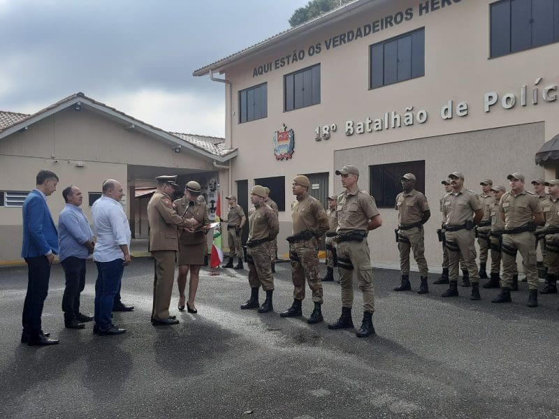 188 anos da PMSC é comemorado em Brusque