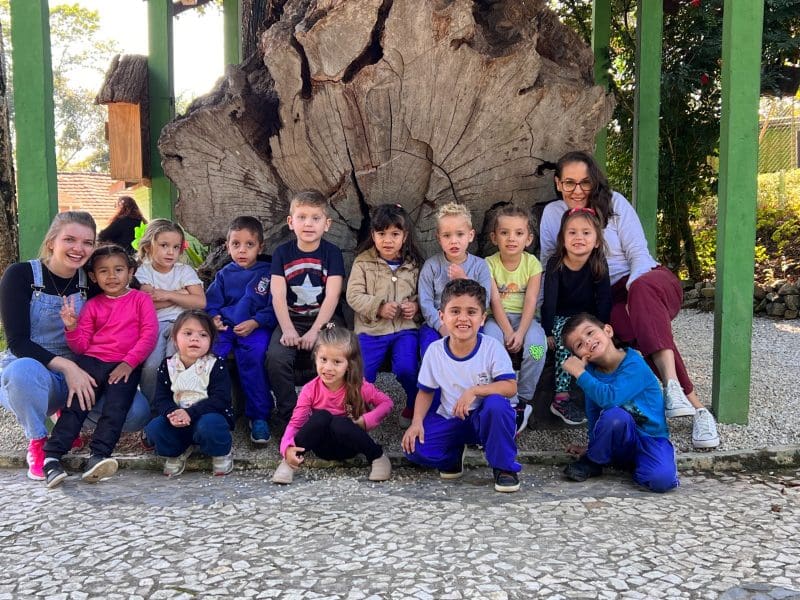 Alunos visitam o Parque Zoobotânico de Brusque