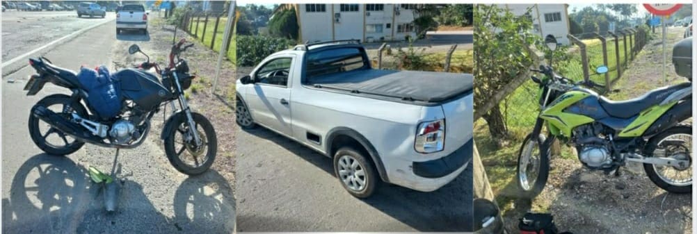 Três veículos se envolvem em acidente na Rodovia SC-108