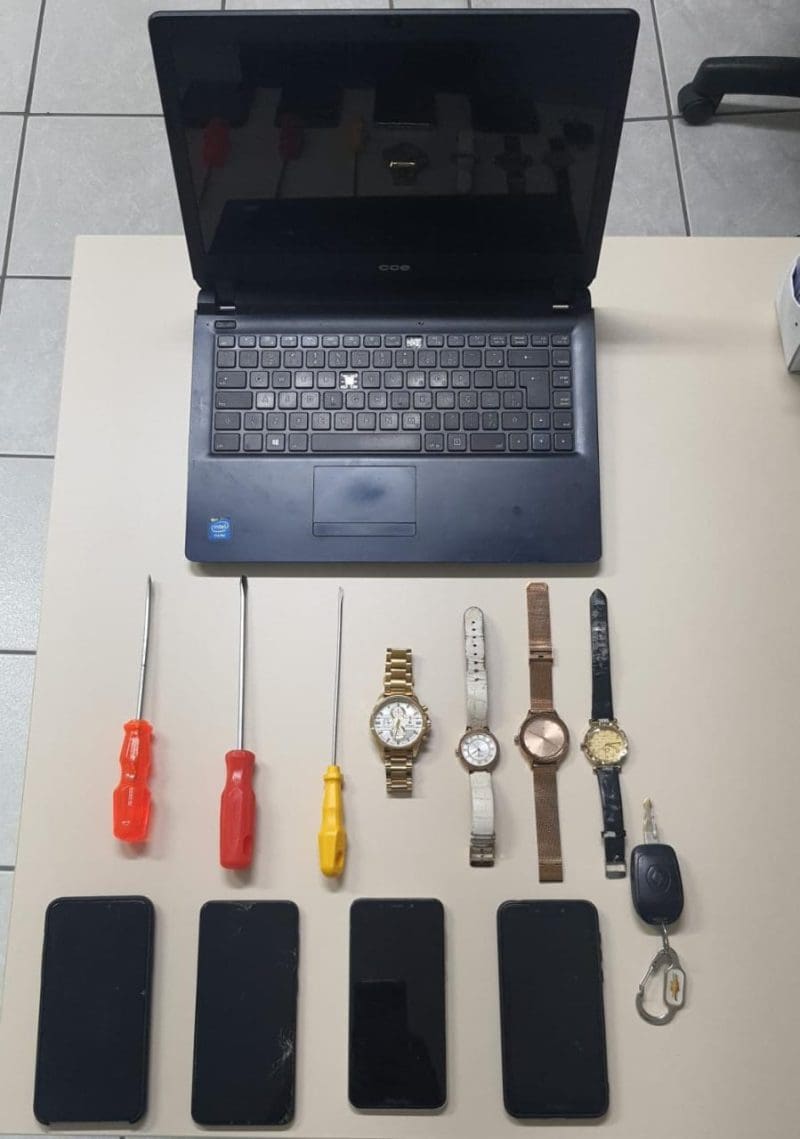 Preso em Brusque homem que arrombava casas e furtava eletrônicos