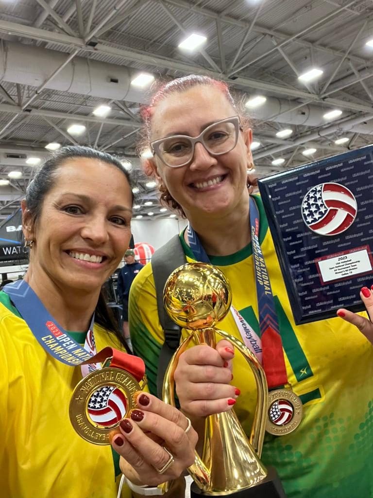 Servidora de Brusque é campeã de vôlei no US Open nos EUA