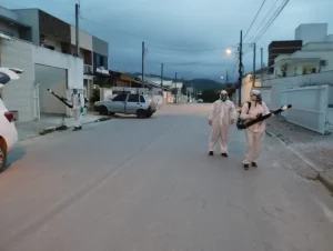 Pulverização nesta quarta-feira ocorre em três bairros em Brusque