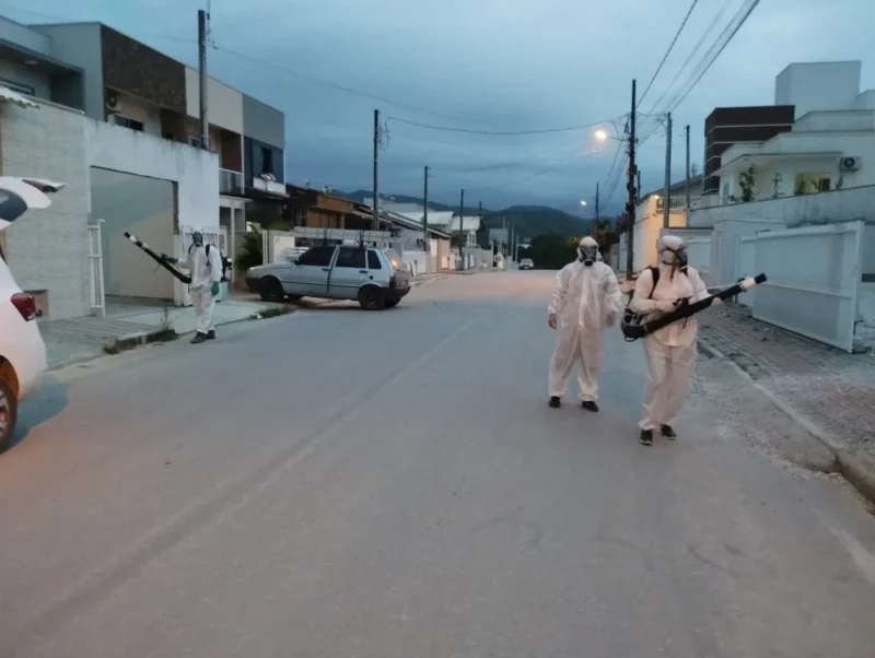 Brusque: pulverização desta sexta-feira à tarde ocorre no Steffen