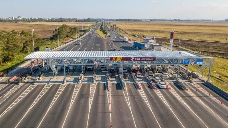 Quatro praças de pedágio da BR-101 em SC terão aumento na tarifa básica