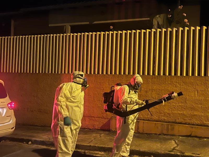 Brusque: pulverização de terça-feira à tarde ocorre no bairro Volta Grande