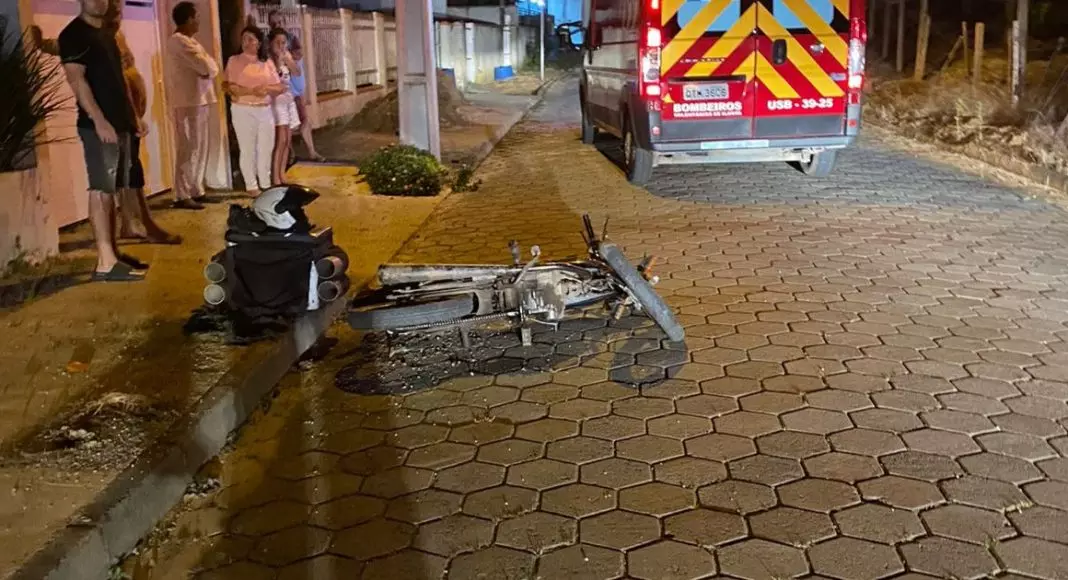 Motociclista morre no hospital após acidente em  Gaspar