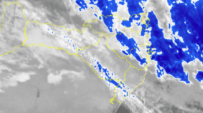 Ciclone extratropical causa chuva persistente até sexta-feira