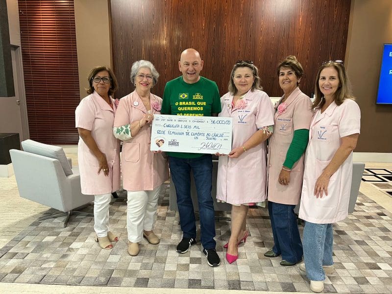 Havan entrega R$ 56 mil do Troco Solidário à Rede Feminina de Brusque