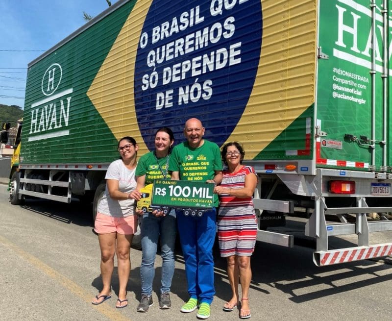 Caminhão Premiado da Havan vai sortear mais de R$ 280 mil em produtos