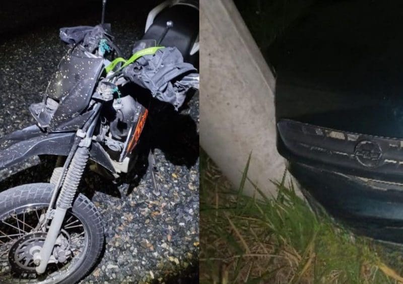 Mulher morre ao colidir moto em gado em Botuverá