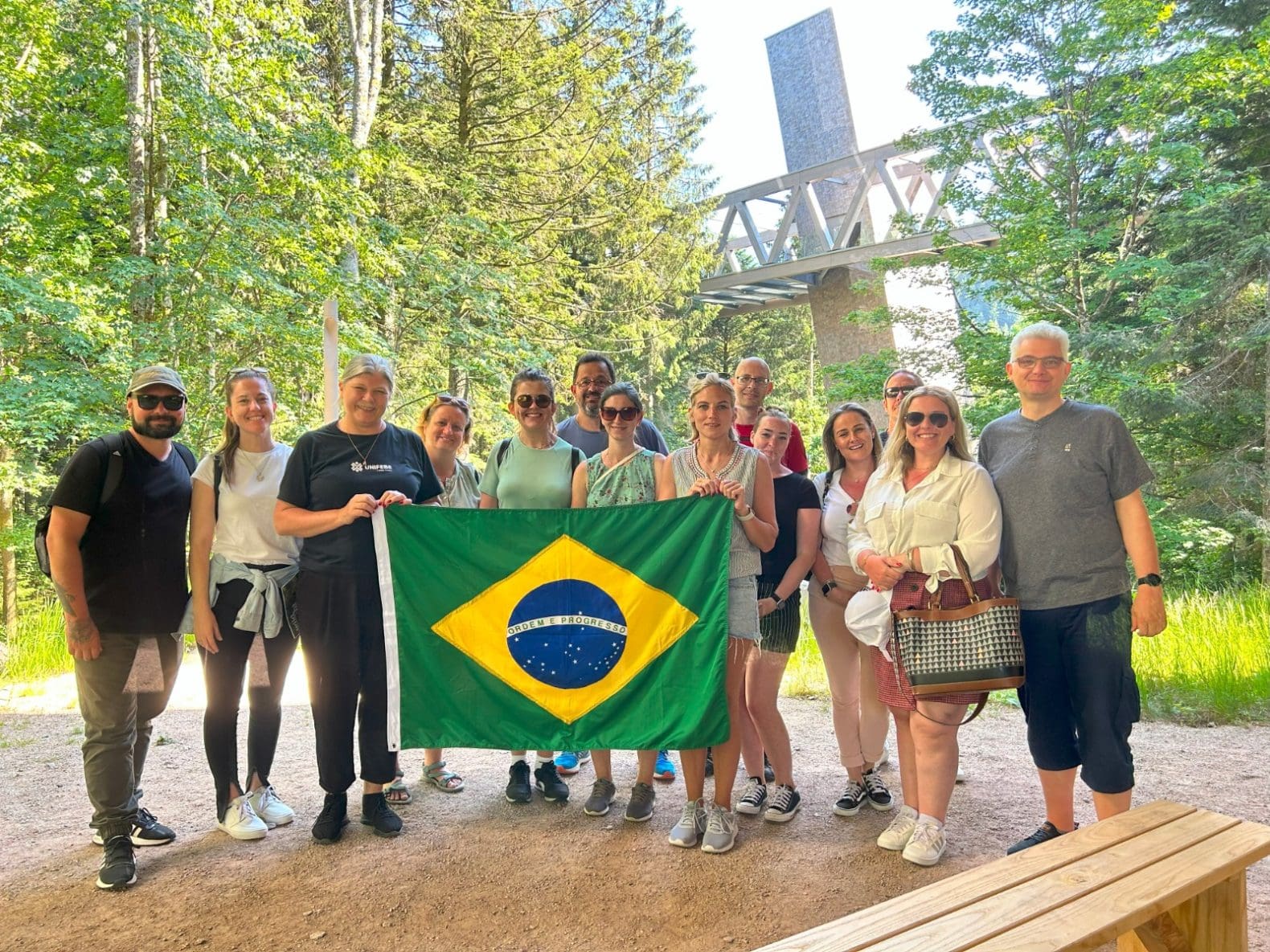 Comitiva brusquense encerra viagem à Alemanha com visita à Floresta Negra