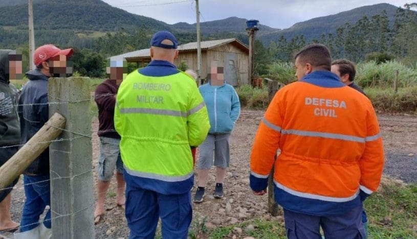 Ciclone extratropical causa ocorrências em 21 municípios de SC