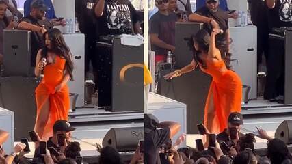 Anitta defende rapper Cardie B que arremessou microfone em fã