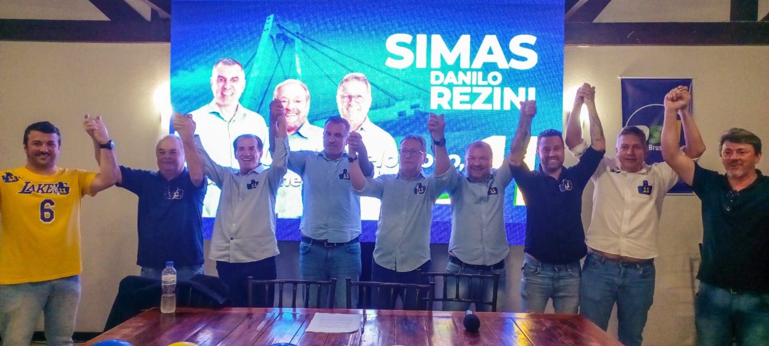 Brusque: Alessandro Simas e Danilo Rezini serão candidatos a prefeito e vice