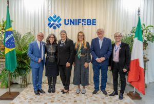 UNIFEBE recebe Cônsul Geral da Itália para os estados do Paraná e Santa Catarina