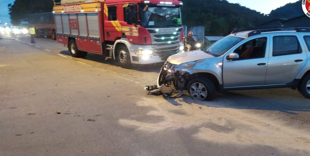 Jovem fica ferido após sofrer acidente na Rodovia Ivo Silveira