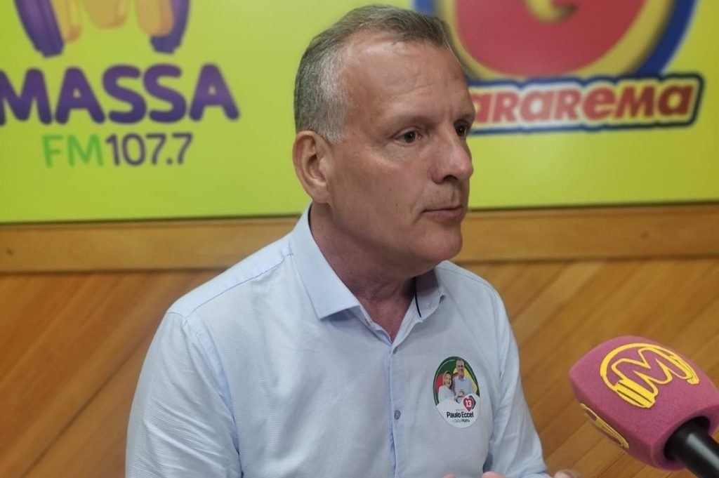 Eleição em Brusque: Paulo Eccel fala de suas propostas na Massa FM