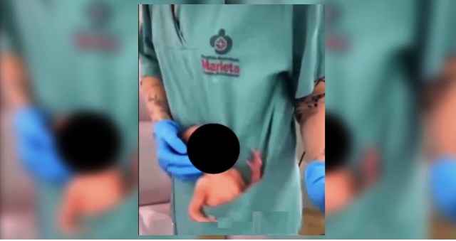 Hospital Marieta se manifesta sobre vídeo de enfermeira com bebê no bolso do jaleco