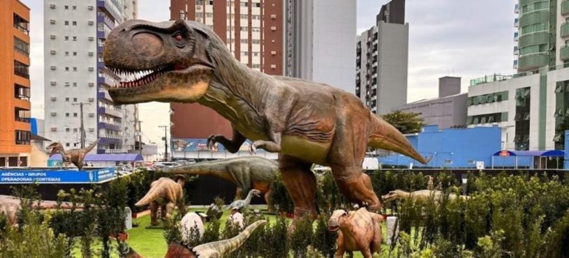Balneário Camboriú vai inaugurar parque dos dinossauros