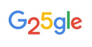 Google celebra 25 anos com Doodle especial de aniversário
