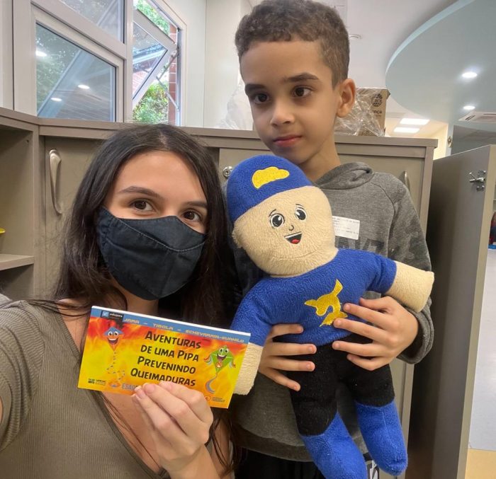 Alunos da Udesc promovem atividades com pacientes do Hospital Infantil