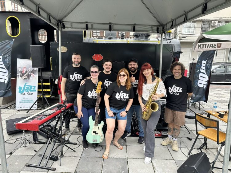 Projeto Jazz na Rua faz apresentação no dia 23 de dezembro em Blumenau