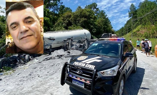 Caminhoneiro morre em acidente entre duas carretas na região de Brusque