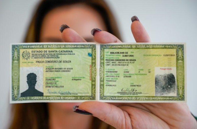 Carteira de identidade pode ser recebida em casa; veja como