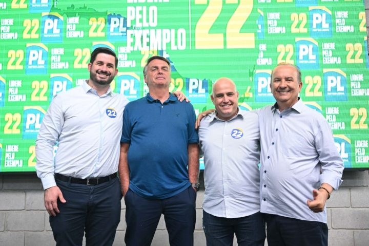 André Vechi e Bolsonaro