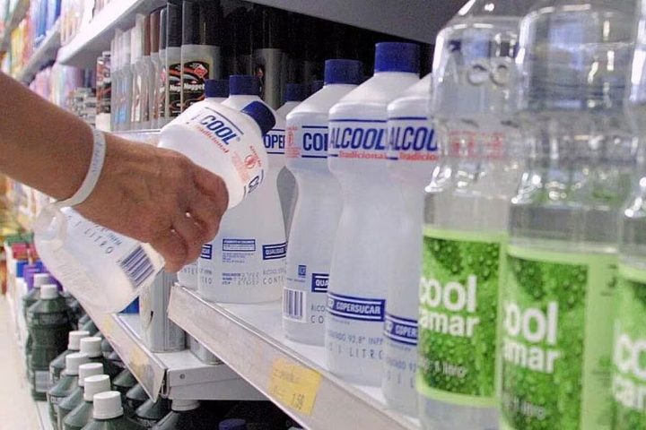 Álcool líquido terá venda proibida a partir do dia 29